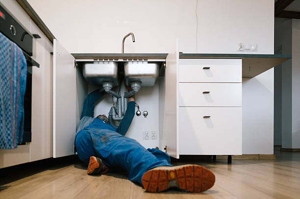 Professional Drain Cleaning technician working in Hillsboro, MD